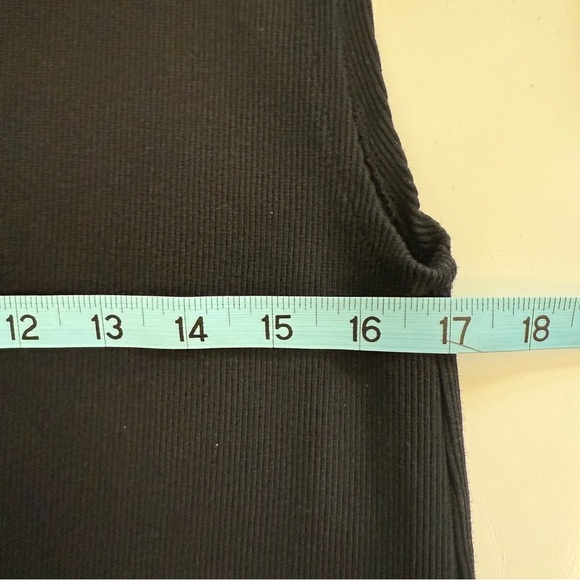 KowTow Black Building Block Rib Roll Neck Sleeveless Dress Minimalist Size XS - Picture 9 of 9
